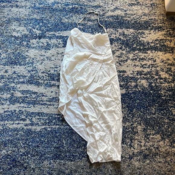 Michael Costello x REVOLVE Tessa Midi Dress in Ivory - Picture 4 of 9